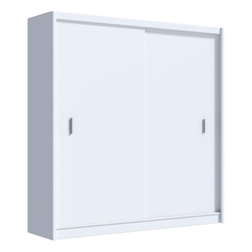 Ormar s kliznim vratima SAPHIRA 203x215 cm bijela