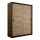 Ormar s kliznim vratima SAPHIRA 203x215 cm hrast craft