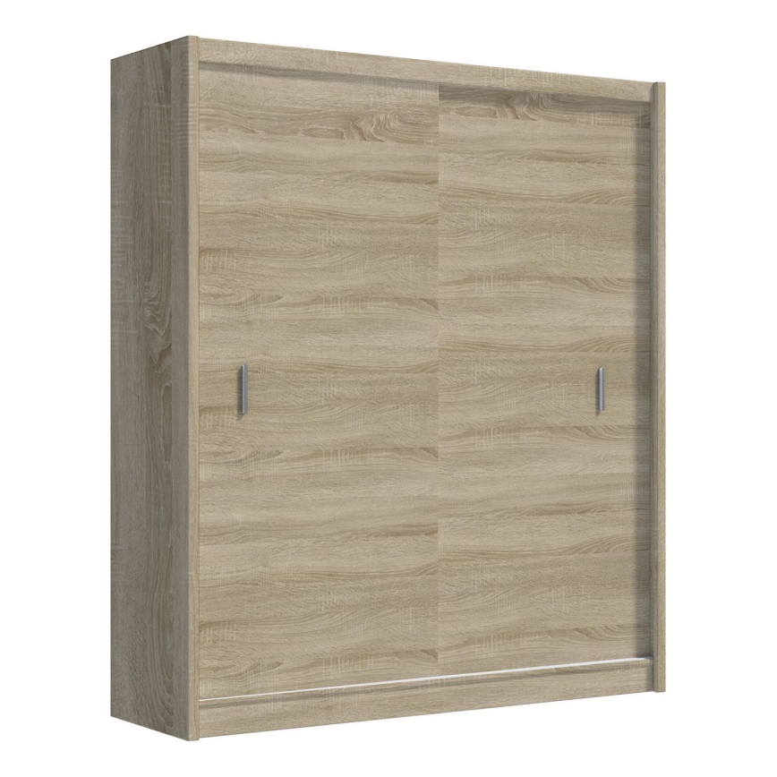 Ormar s kliznim vratima SAPHIRA 203x215 cm hrast sonoma