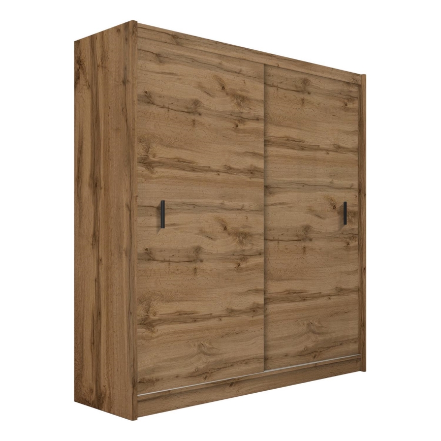 Ormar s kliznim vratima SAPHIRA 203x215 cm hrast wotan