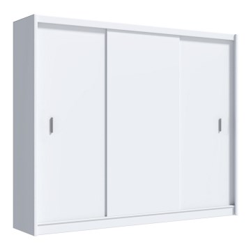 Ormar s kliznim vratima SAPHIRA 250x215 cm bijela