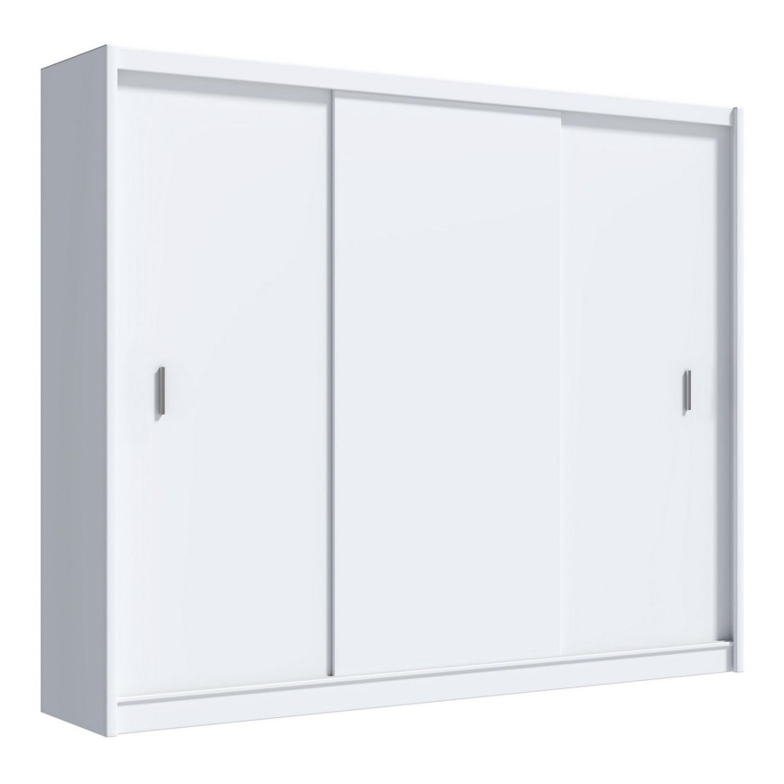 Ormar s kliznim vratima SAPHIRA 250x215 cm bijela