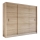 Ormar s kliznim vratima SAPHIRA 250x215 cm hrast sonoma