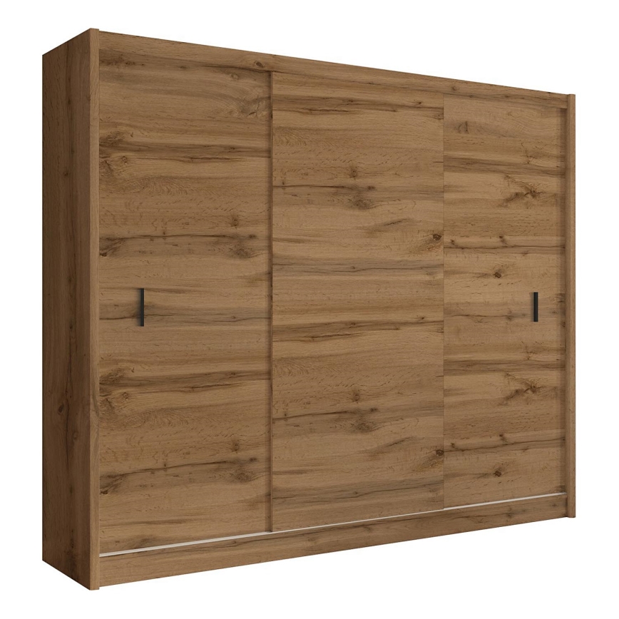 Ormar s kliznim vratima SAPHIRA 250x215 cm hrast wotan