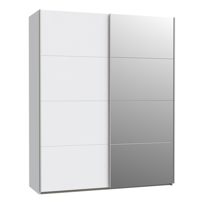 Ormar s ogledalom KARO 170x210 cm bijeli