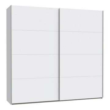 Ormar s ogledalom KARO 220x210 cm bijeli