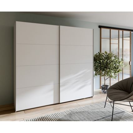 Ormar s ogledalom KARO 220x210 cm bijeli