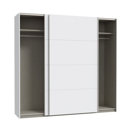 Ormar s ogledalom KARO 220x210 cm bijeli
