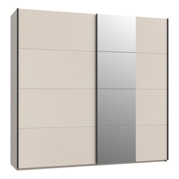 Ormar s ogledalom ODEN 220x210 cm bež