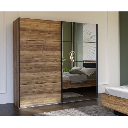 Ormar s ogledalom OREN 220x210 cm hrast artisan