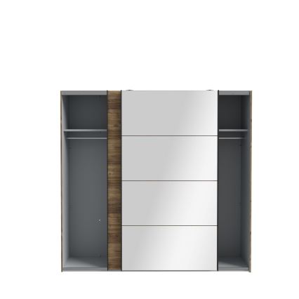 Ormar s ogledalom OREN 220x210 cm hrast artisan