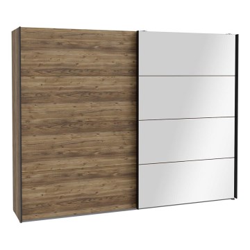 Ormar s ogledalom OREN 270x210 cm hrast artisan