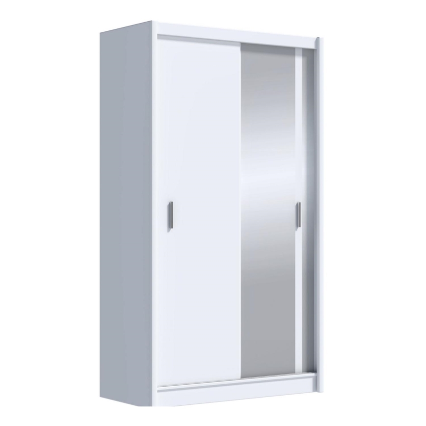 Ormar s ogledalom SABRINA 150x215 cm bijeli