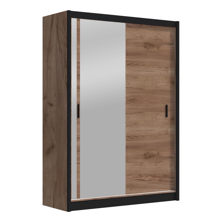 Ormar s ogledalom SABRINA 150x215 cm hrast craft