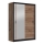 Ormar s ogledalom SABRINA 150x215 cm hrast craft