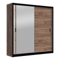 Ormar s ogledalom SABRINA 180x215 cm hrast craft