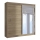 Ormar s ogledalom SABRINA 180x215 cm hrast sonoma