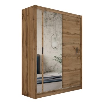 Ormar s ogledalom SABRINA 180x215 cm hrast woltan