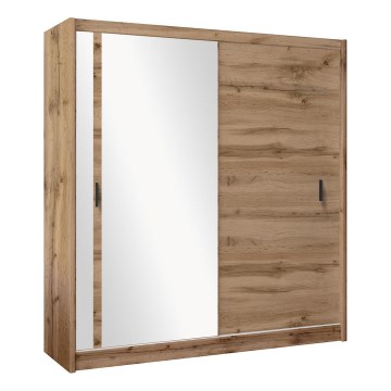 Ormar s ogledalom SABRINA 203x215 cm hrast woltan