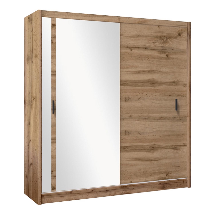 Ormar s ogledalom SABRINA 203x215 cm hrast woltan