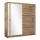 Ormar s ogledalom SABRINA 203x215 cm hrast woltan