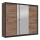 Ormar s ogledalom SABRINA 250x215 cm hrast craft