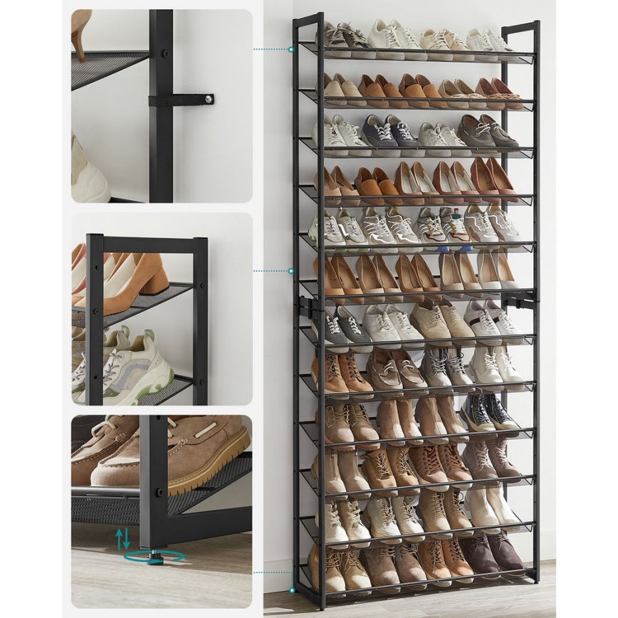 Ormar za cipele ALVORO crni