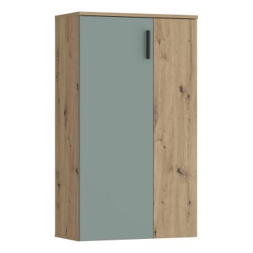 Ormar za cipele ETON hrast artisan/zelena