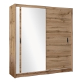 Ormar za garderobu sa ogledalom SABRINA 203x215 cm hrast woltan