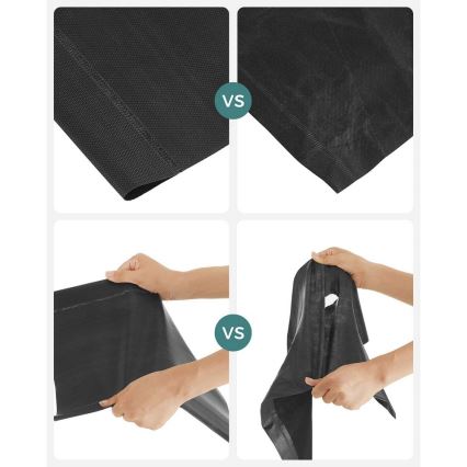 Ormarić za cipele ALVORO, crne boje