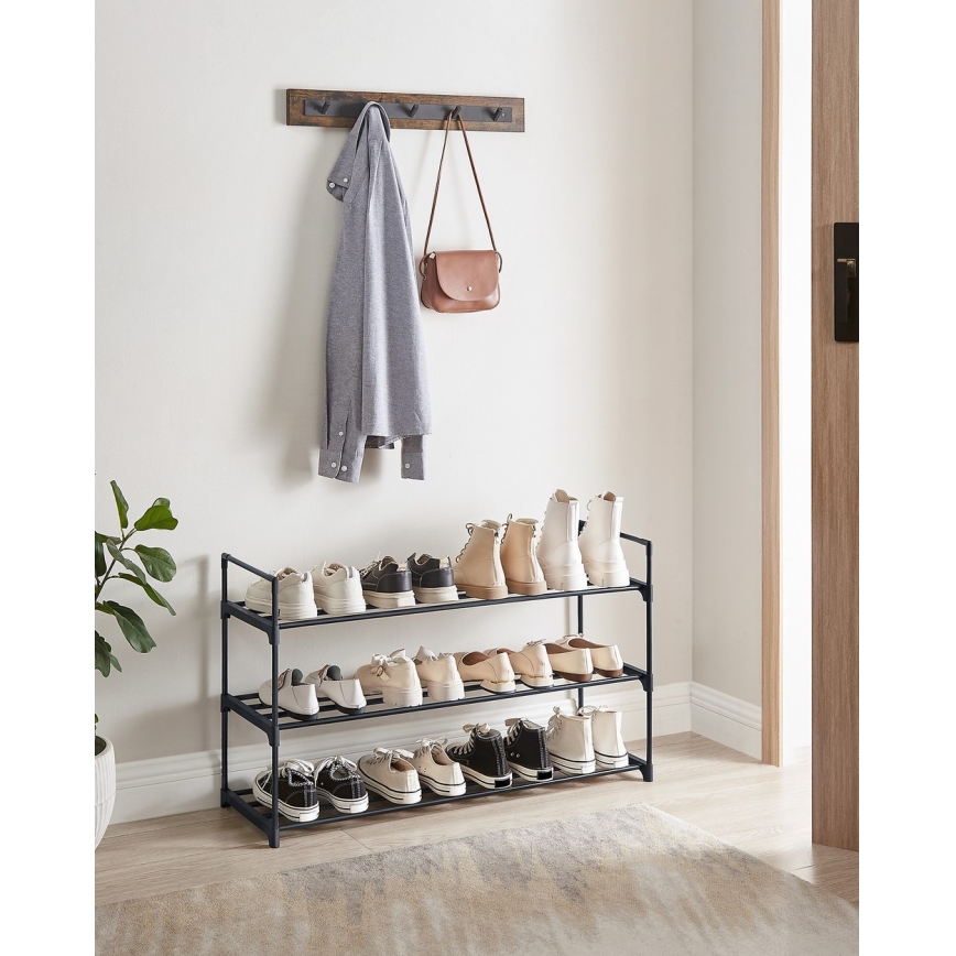 Ormarić za cipele ALVORO crni