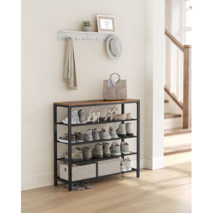 Ormarić za cipele DAVOR smeđa/crna