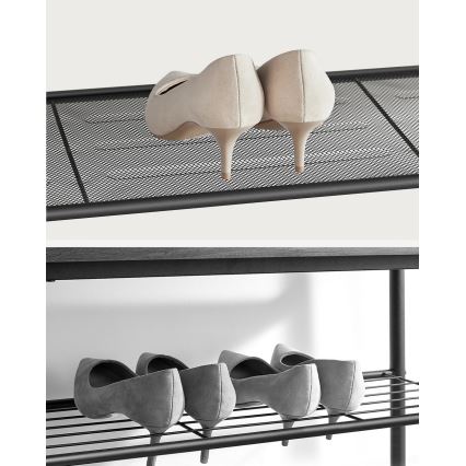 Ormarić za cipele DAVOR smeđa/crna