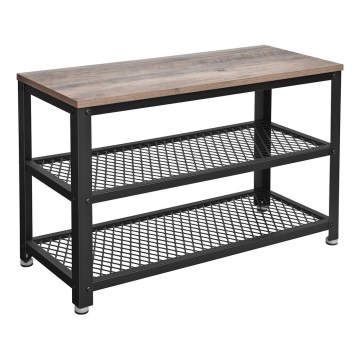 Ormarić za cipele DAVOR smeđa/crna