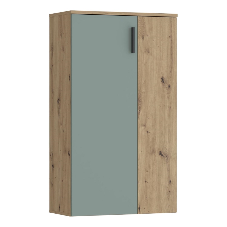 Ormarić za cipele ETON hrast artisan/zelena