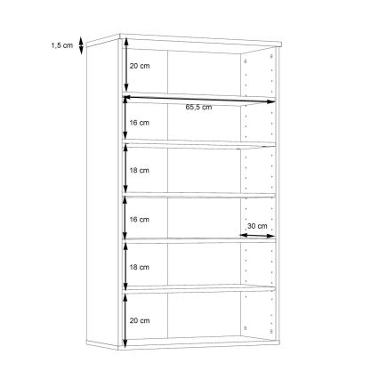 Ormarić za cipele ETON smeđa/antracit
