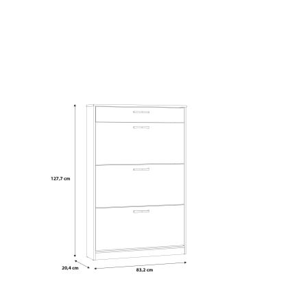 Ormarić za cipele KAVI hrast Artisan