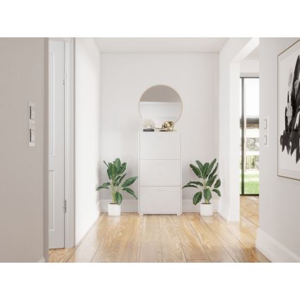 Ormarić za cipele PIGO 60x109x25 cm bijeli