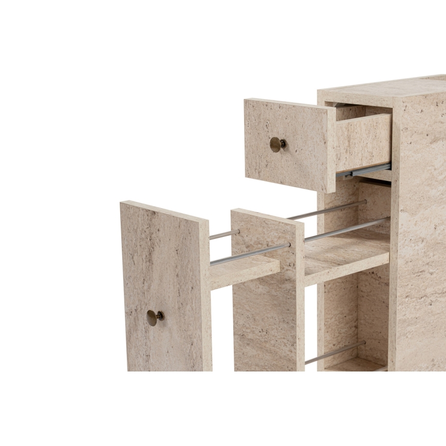 Ormarić za kupaonicu MELODY dekor mramora bež