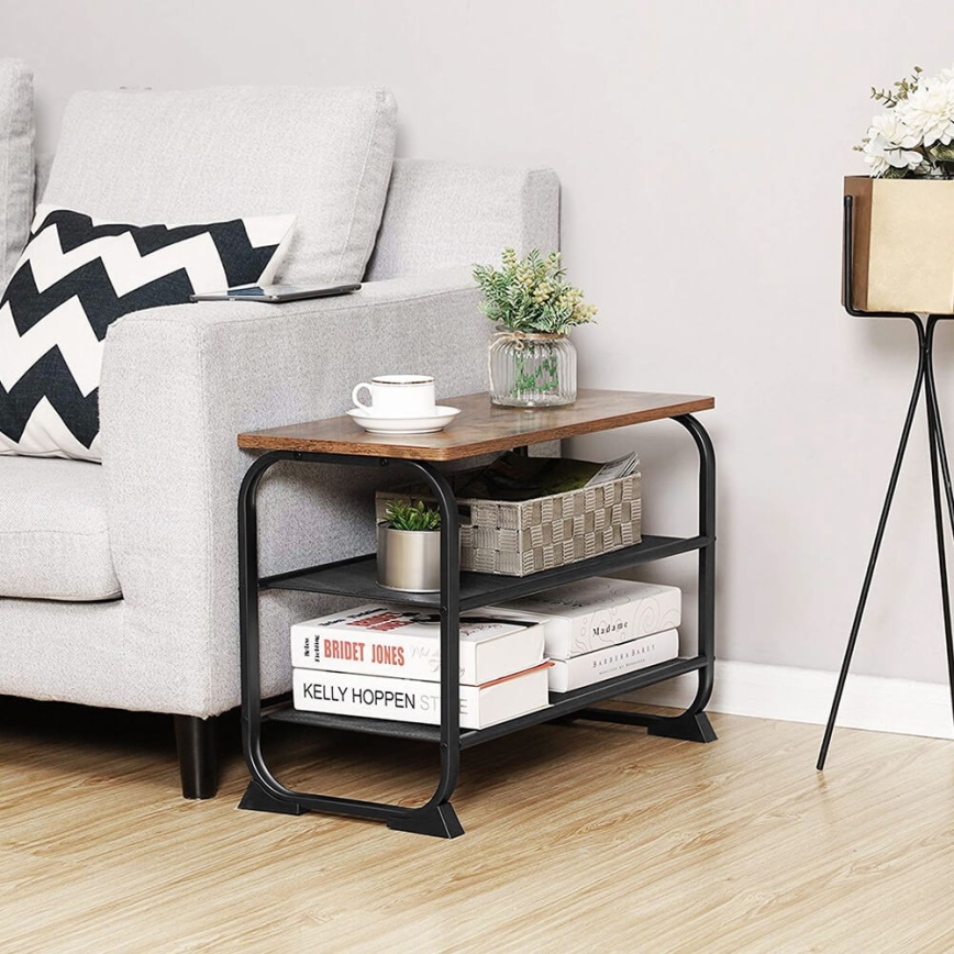 Ormarić za obuću DAVOR smeđa/crna