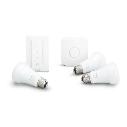 Osnovni set Philips Hue STARTER KIT WHITE 3xE27/9W 2700K + uređaj za spajanje