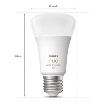 Osnovni set Philips Hue WHITE AND COLOR AMBIANCE 3xE27/9W 2000-6500K + uređaj za povezivanje