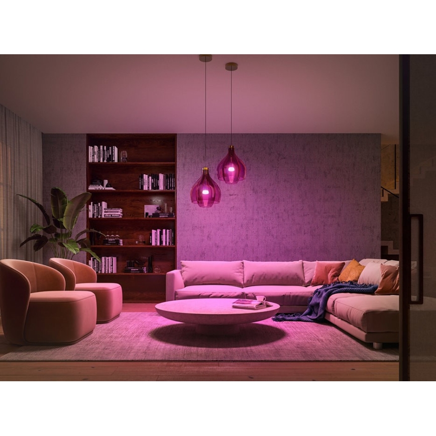 Osnovni set Philips Hue WHITE AND COLOR AMBIANCE 3xE27/9W/230V 2000-6500K + uređaj za povezivanje