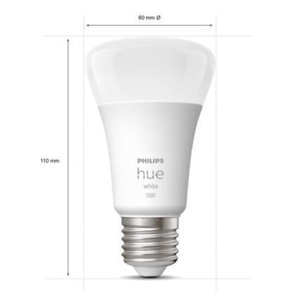 Osnovni set Philips Hue WHITE 2xE27/9,5W 2700K + uređaj za povezivanje