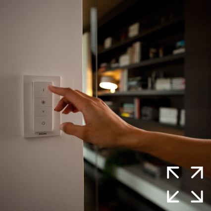 Osnovni set Philips Hue WHITE AMBIANCE 2xE27/8W/230V + uređaj za povezivanje