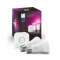 Osnovni set Philips Hue WHITE AND COLOR AMBIANCE 2xE27/9W/230V 2000-6500K + uređaj za povezivanje