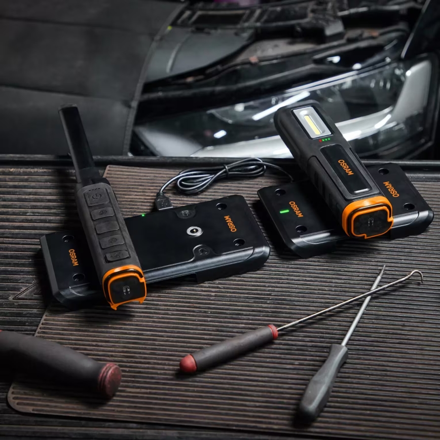 Osram - Bežični magnetski punjač LEDINSPECT DUAL CHARGE PAD 5V