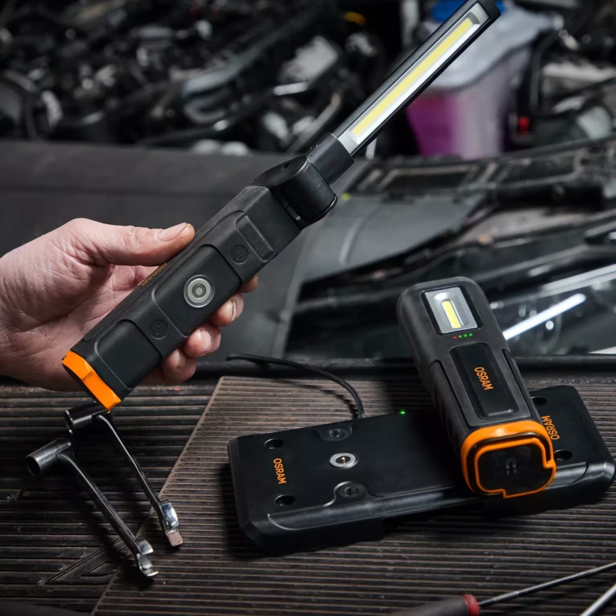 Osram - Bežični magnetski punjač LEDINSPECT DUAL CHARGE PAD 5V