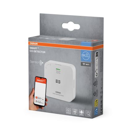 Osram - Detektor ugljičnog monoksida SMART+ 2xAA Wi-Fi