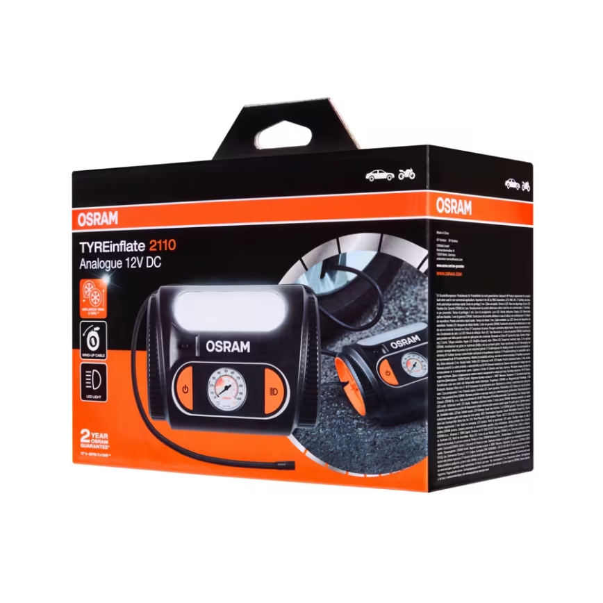 Osram - Digitalni kompresor TYREinflate 2110 120W/12V